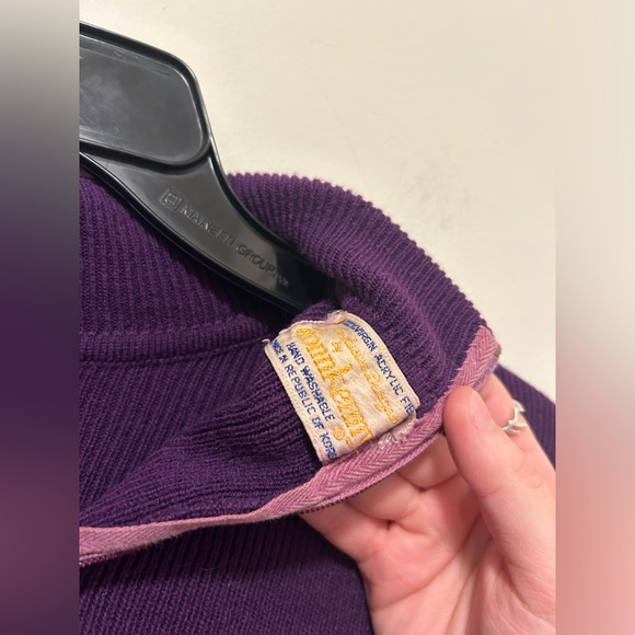 small purple sweater (don’t know brand i thrifted for costume) - Picture 4 of 4